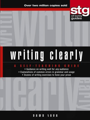 cover image of Writing Clearly